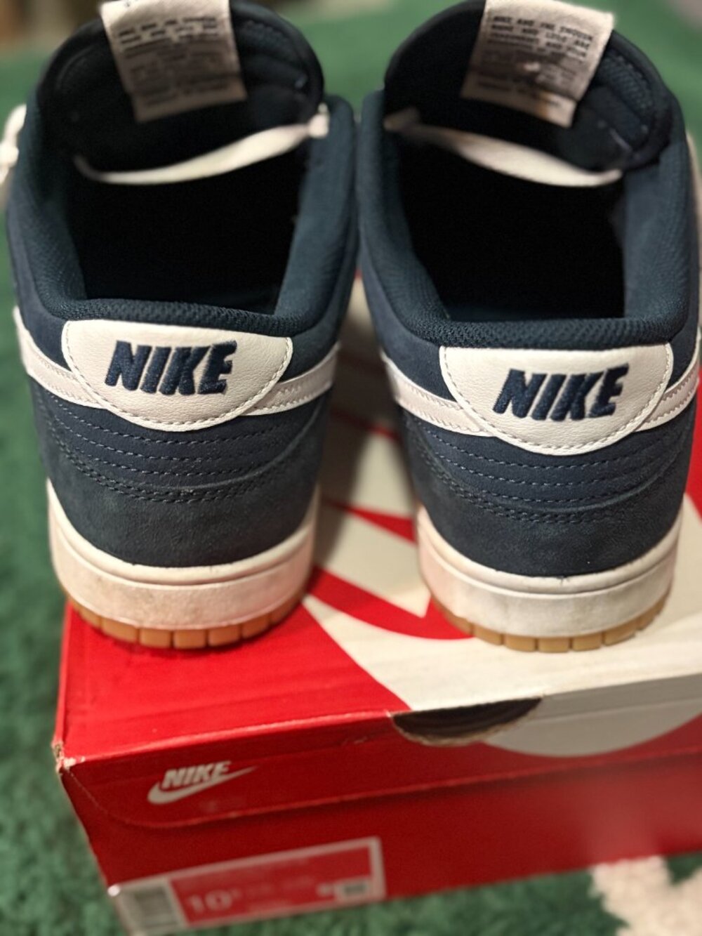 Nike Dunk Low Retro SE Armory Navy Summit White HQ1931-400 Men's Size 10.5 Used - Picture 3 of 7